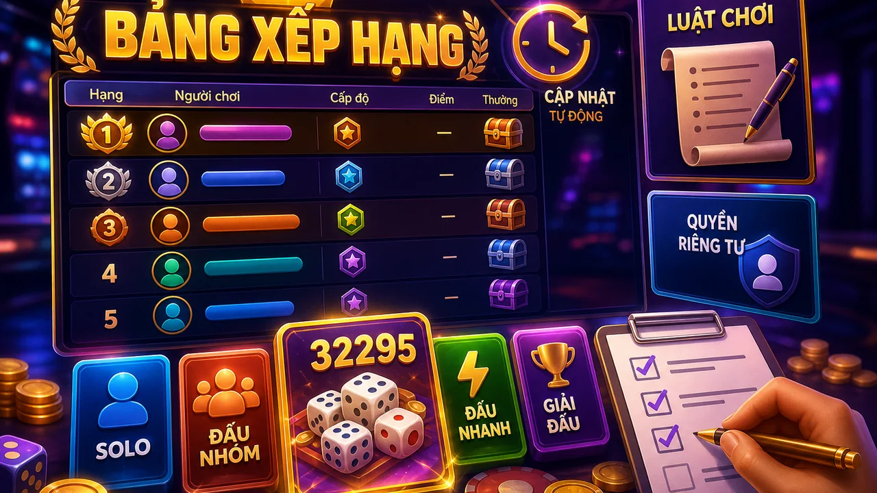 Chọn trò nổi bật an tâm: bảng xếp hạng trò chơi 32295 nên đọc như thế nào